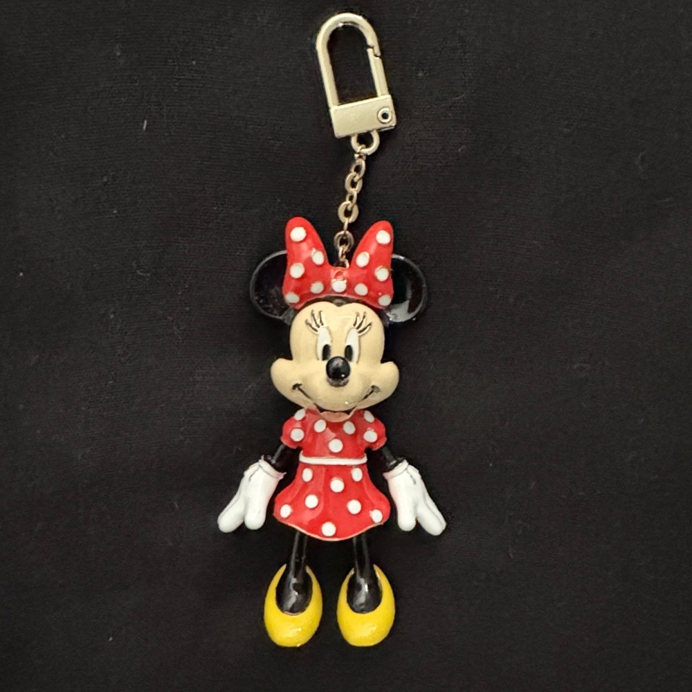 Disney BaubleBar Minnie Mouse Keychain - Picture 3 of 5